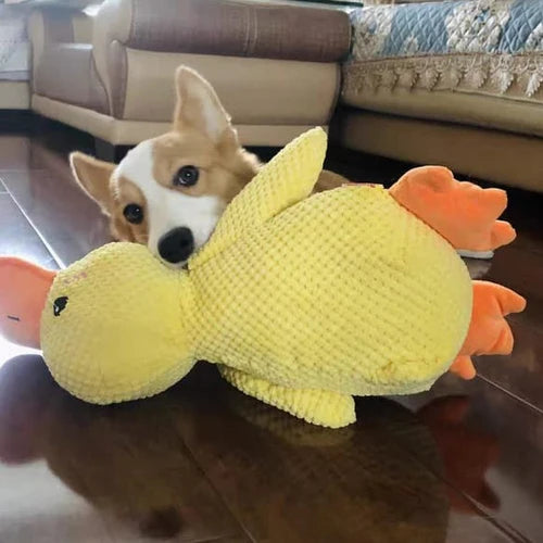 Jouet pour chien en forme de canard apaisant