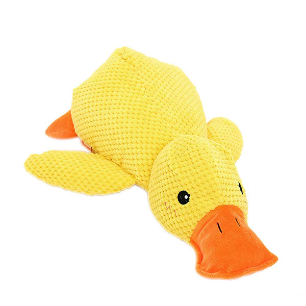 Jouet pour chien en forme de canard apaisant
