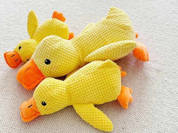 Jouet pour chien en forme de canard apaisant