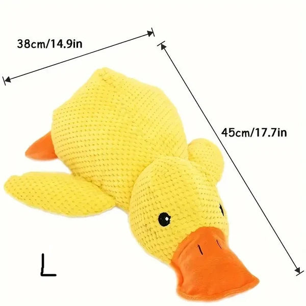 Jouet pour chien en forme de canard apaisant
