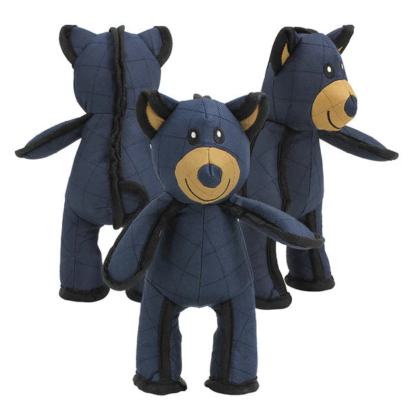 Jouets pour chiens en forme d'ours indestructibles et interactifs pour les chiens qui mâchent fortement - IndestructiOurs 2.0